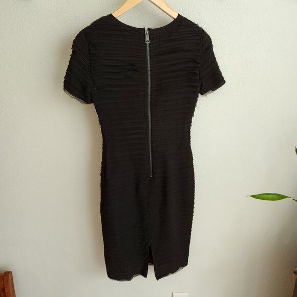 Burberry black Silk Sheath Dress Size 2 - Picture 2 of 9